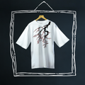 Cherry Blossom Cascade Tee White